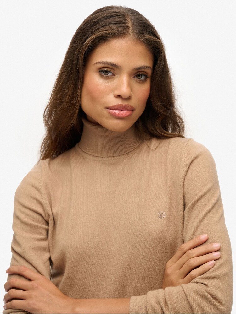 Superdry Nude Classic Turtle Neck Jumper - Image 5 of 5 Superdry Nude Classic Turtle Neck Jumper - Image 5 of 5