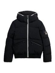 Superdry Black Hooded Ski Bomber Jacket - Image 6 of 7