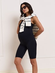 Seraphine Black Maternity and Nursing Short Bodysuit - Image 5 of 6
