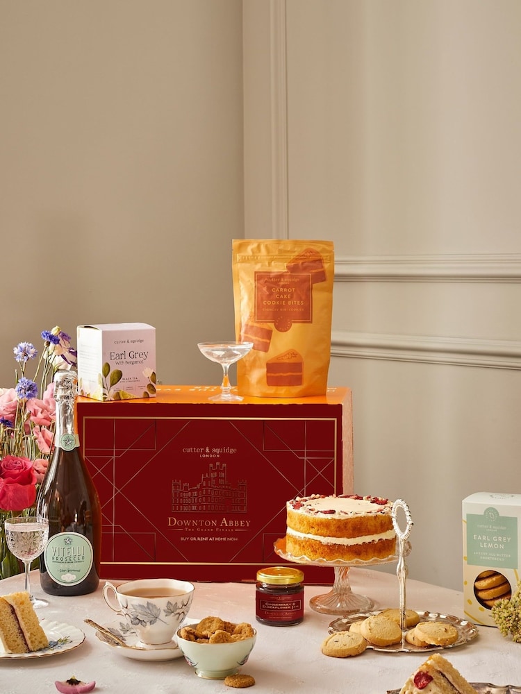 Cutter & Squidge The Downton Abbey Luxe Hamper - Image 1 of 5 Cutter & Squidge The Downton Abbey Luxe Hamper - Image 1 of 5