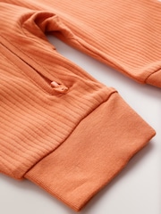Orange Two Way Zip Baby Sleepsuit (0mths-3yrs) - Image 10 of 14