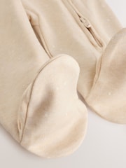 Neutral I Love My Daddy Two Way Zip Baby Sleepsuit (0-18mths) - Image 8 of 9