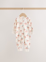 Neutral 3 Pack Two Way Zip Baby Sleepsuit (0mths-3yrs) - Image 10 of 16