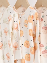 Neutral 3 Pack Two Way Zip Baby Sleepsuit (0mths-3yrs) - Image 11 of 16