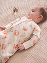 Neutro - 3 Pack Two Way Zip Baby Sleepsuit (0mths-3yrs) - Imagen 4 de 4