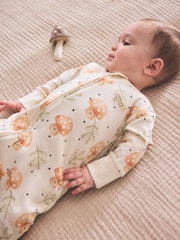 Neutral 3 Pack Two Way Zip Baby Sleepsuit (0mths-3yrs) - Image 5 of 16