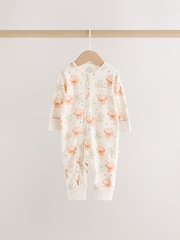 Neutral 3 Pack Two Way Zip Baby Sleepsuit (0mths-3yrs) - Image 7 of 16