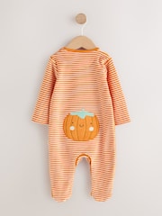 Πορτοκαλί κολοκύθα - Halloween Sleepsuit and Hat Set 2 Piece (0mths-2yrs) - Εικόνα 2 του 8