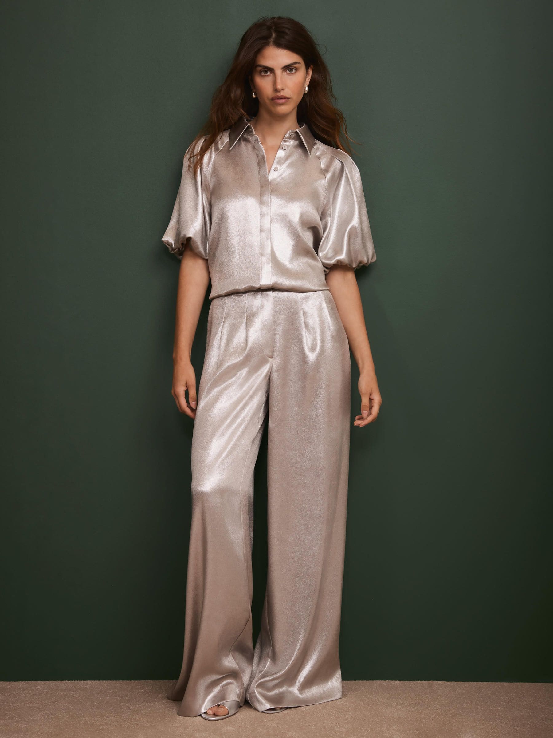 HALLELUJAH 2-2 Pettpants オフホワイト 38 Buy Mint Velvet Gold Metallic Wide Leg Trousers from Next USA