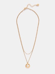 Mint Velvet Gold Plated Layered Pendant Necklace - Image 1 of 3