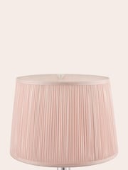 Laura Ashley Pink Hemsley Pleated Silk Empire Easyfit Lamp Shade - Image 3 of 7