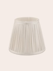 Laura Ashley Silver Hemsley Pleated Silk Empire Easyfit Lamp Shade - Image 3 of 10