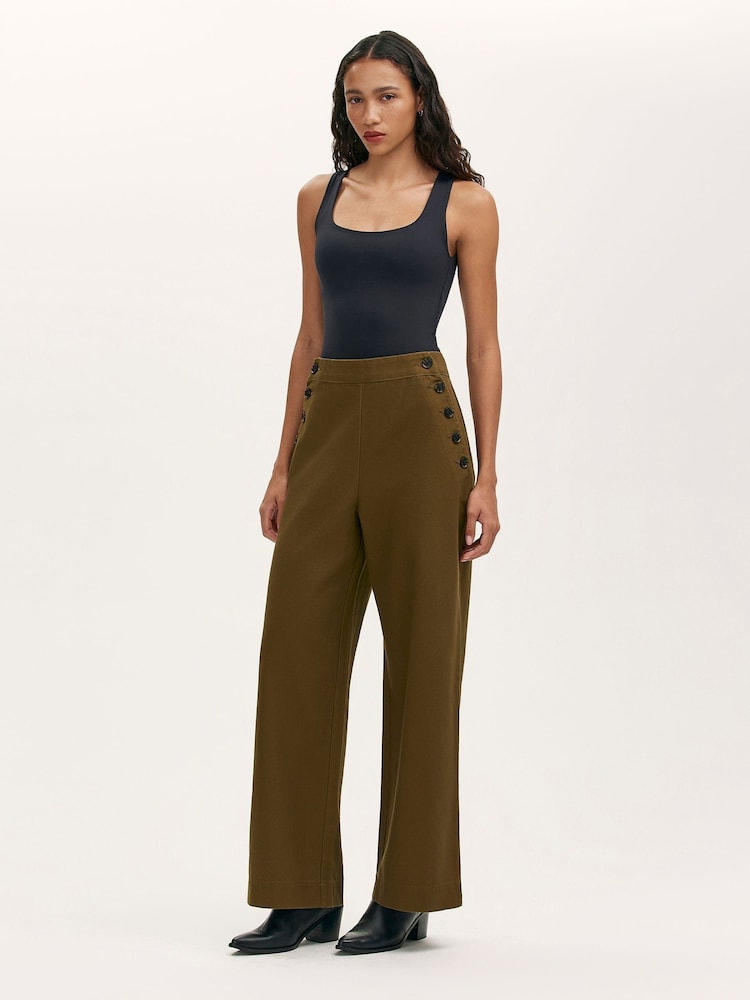 Finery Green Nellie Trousers - Image 2 of 4 Finery Green Nellie Trousers - Image 2 of 4