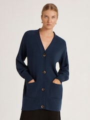 Finery Blue Mila Cardigan - Image 1 of 4