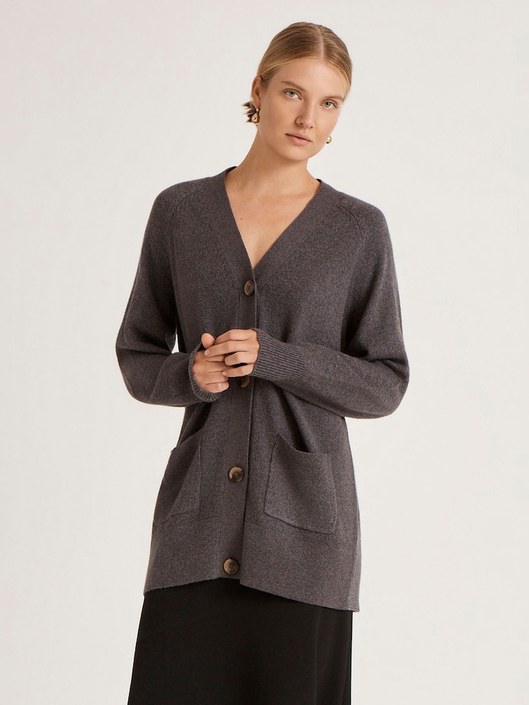 Finery Grey Mila Cardigan - Image 1 of 4