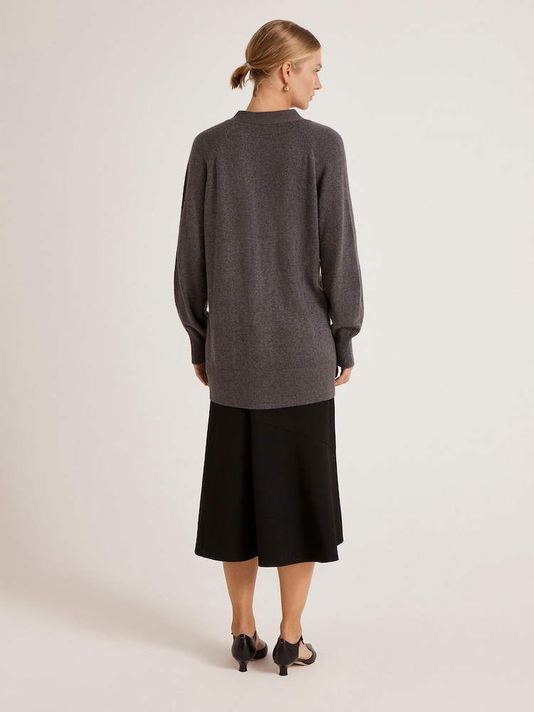 Finery Grey Mila Cardigan - Image 2 of 4