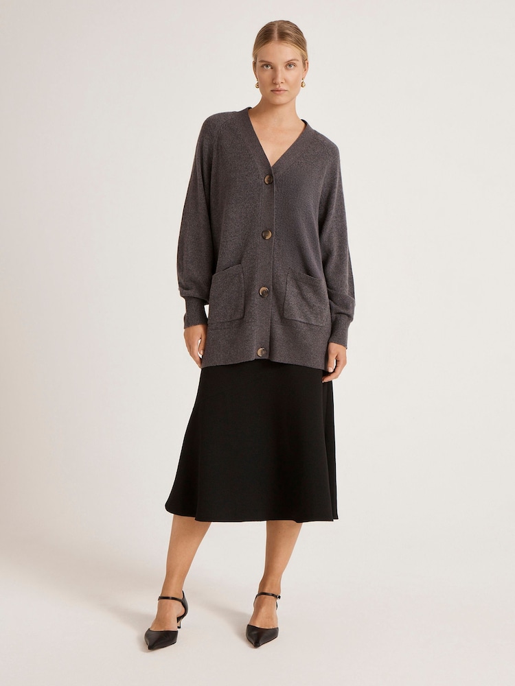 Finery Grey Mila Cardigan - Image 4 of 4