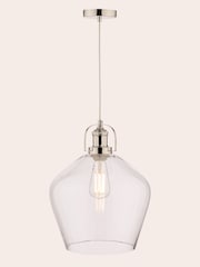 Laura Ashley Clear Rye Pendant Ceiling Light - Image 2 of 5