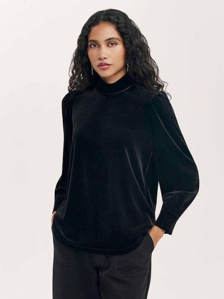 Finery Black Clementine Blouse - Image 1 of 4 Finery Black Clementine Blouse - Image 1 of 4