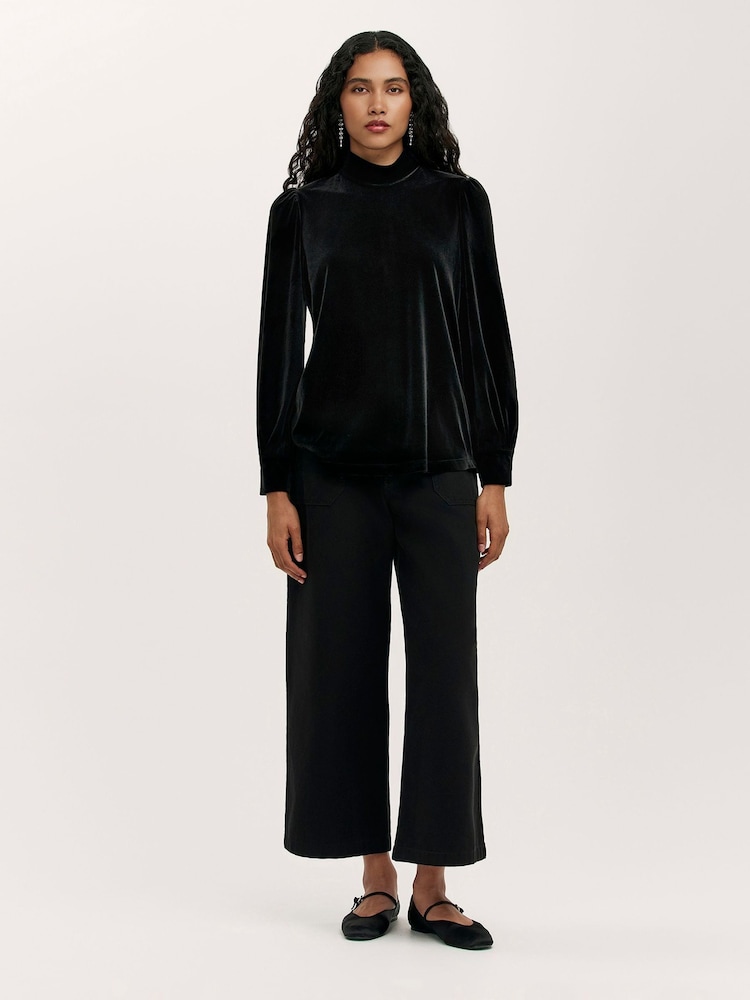 Finery Black Clementine Blouse - Image 2 of 4 Finery Black Clementine Blouse - Image 2 of 4