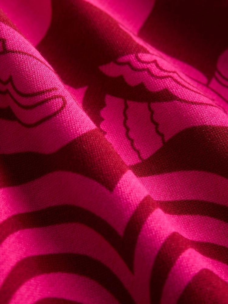 Boden Red Cosy Sweatshirt Dress - Image 3 of 3 Boden Red Cosy Sweatshirt Dress - Image 3 of 3