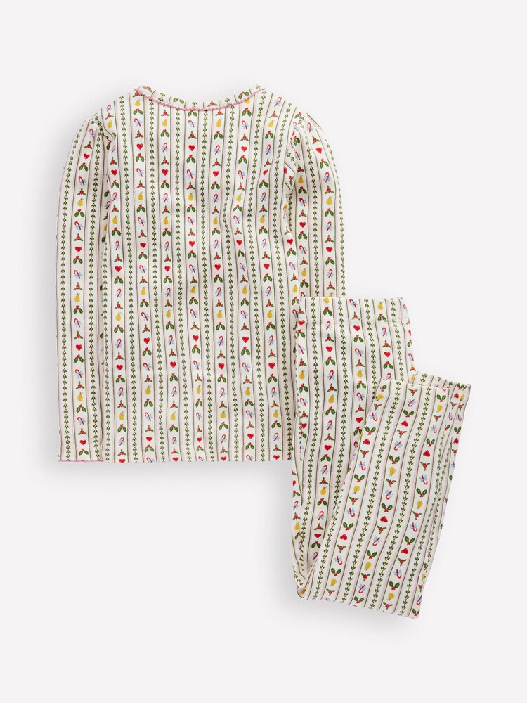 Boden Cream Snug Henley Pyjamas - Image 2 of 3