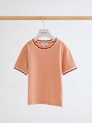 Reiss Apricot Florrie T-Shirt - Image 1 of 3