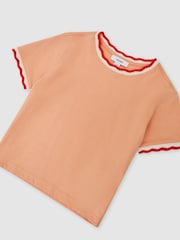 Reiss Apricot Florrie T-Shirt - Image 3 of 3