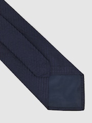 Reiss Navy Vittorio Tie - Image 4 of 5