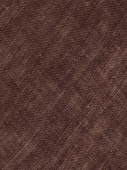 Reiss Chocolate Brown Luciano Linen Woven Tie - Image 6 of 6