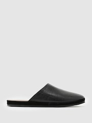 Reiss Black Muler Slipper - Image 2 of 6