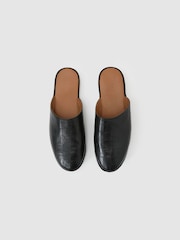 Reiss Black Muler Slipper - Image 4 of 6