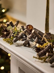 Dibor Metallic Christmas Garland 120cm - Image 3 of 5