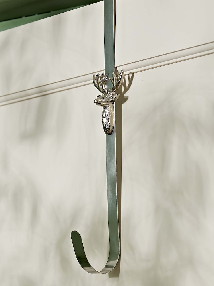 Dibor Stag Head Wreath Hanger - Image 1 of 4 Dibor Stag Head Wreath Hanger - Image 1 of 4