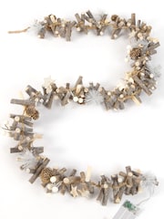 Dibor 180cm Golden Glow Light Up Garland - Image 2 of 5