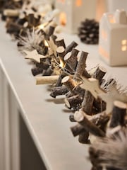 Dibor 180cm Golden Glow Light Up Garland - Image 3 of 5