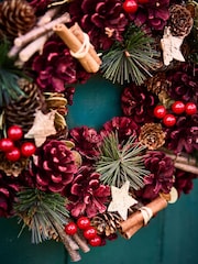 Dibor Cinnamon Stars 30cm Wreath - Image 3 of 5