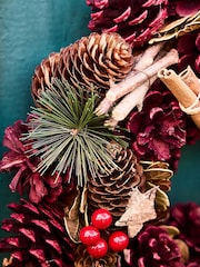 Dibor Cinnamon Stars 30cm Wreath - Image 4 of 5