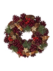 Dibor Cinnamon Stars 30cm Wreath - Image 5 of 5