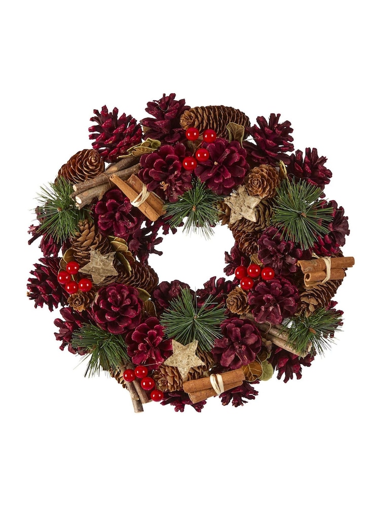 Dibor Cinnamon Stars 30cm Wreath - Image 5 of 5