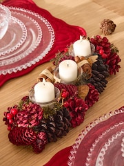 Dibor Cinnamon Pine Candle Holder Trio - Image 1 of 4