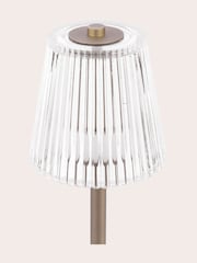 Laura Ashley Matt Antique Brass Callaghan Rechargeable Table Lamp - Image 5 of 6