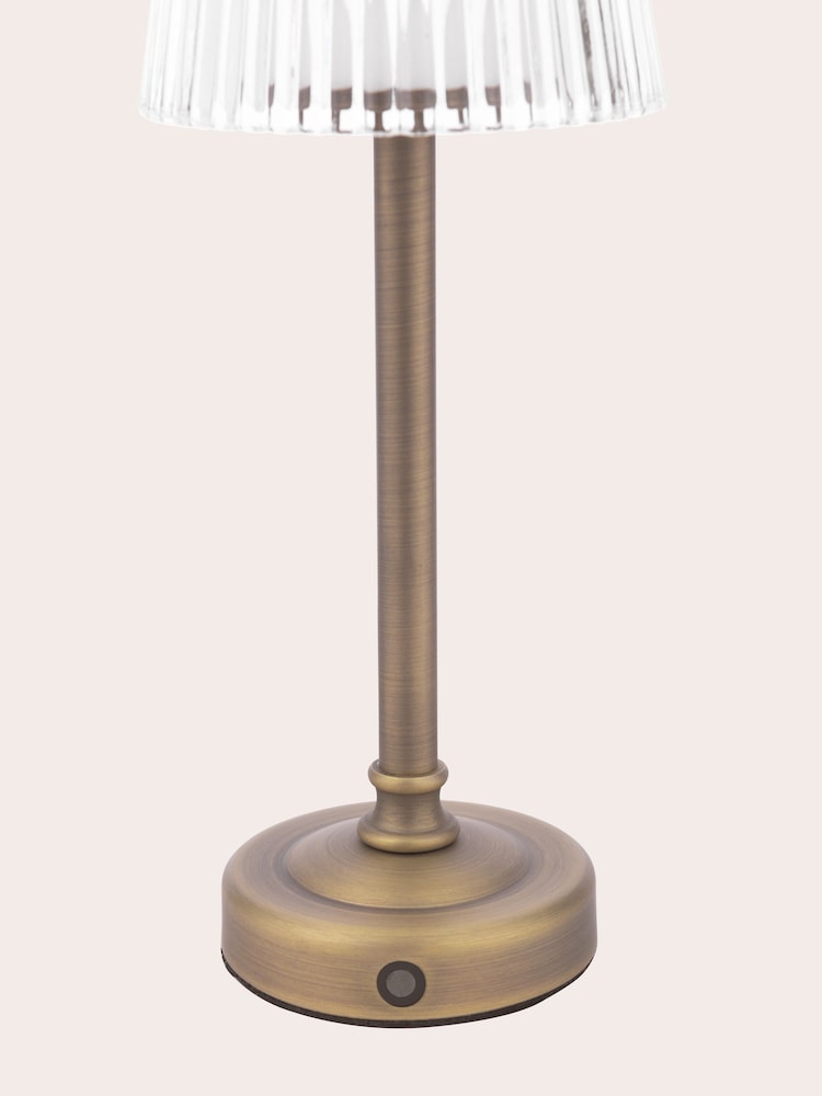Laura Ashley Matt Antique Brass Callaghan Rechargeable Table Lamp - Image 6 of 6 Laura Ashley Matt Antique Brass Callaghan Rechargeable Table Lamp - Image 6 of 6