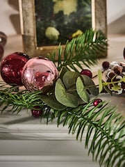 Dibor Red 180cm Waverley Bauble Garland - Image 2 of 5