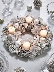 Dibor Frosted 30cm Round Tealight - Image 1 of 5