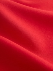 Red Slinky Suba V-Neck Contrast Collar Sweatshirt - Image 9 of 9