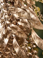Dibor Champagne Coloured 55cm Laurel Wreath - Image 5 of 5