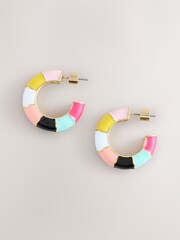Multicolour Hoop Earrings - Image 1 of 3