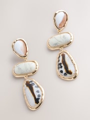 Braun - Stone Ohrhänger - Bild 1 von 3