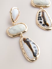 Braun - Stone Ohrhänger - Bild 2 von 3